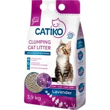 Наполнитель для туалета Catiko М Comfort (лаванда, 3.9кг)