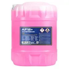 MANNOL 4112 Antifreeze Concentrate AF12+ -75 red 10л Красный