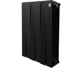 Биметаллический радиатор Royal Thermo PianoForte 500 Черный - 6 секций