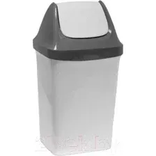 Контейнер для мусора Idea Свинг, М2463, мраморный, 25 л