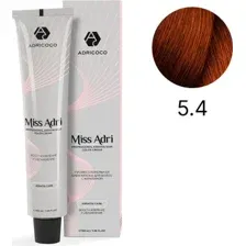 Крем-краска Adricoco Miss Adri 5.4 (100мл, светлый коричневый медный)