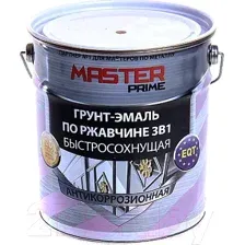 Грунт-эмаль Master Prime Быстросохнущая 3 в 1 (4л, зеленый)