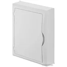 Бокс пластиковый Elektro-Plast Eco Box мультимед, TS35+1x МП перф.118x270mm, белая пласт. дверь, белый RAL9003, 434x354x105mm, IP40