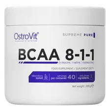 БЦАА BCAA 8-1-1 200 г Натуральный (Natural) OstroVit, Польша