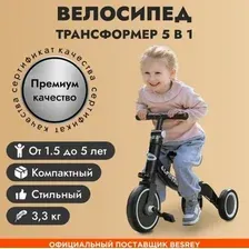 Детский велосипед Besrey BR-C727S (черный)