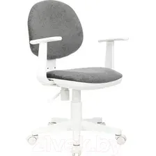 Компьютерное кресло Бюрократ CH-W 356AXSN (серый Light-19/белый)