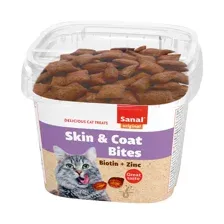 Sanal Skin & Coat Bites Подушечки для кошек 75 г