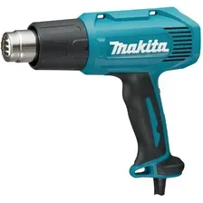 MAKITA Термовоздуходувка HG 5030 K в чем. + набор сопл (1600 Вт, 2 скор., 350-500 °С, ступенч. рег.)