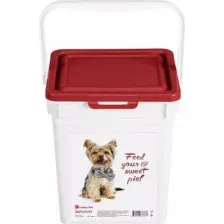 Контейнер для корма Бытпласт Lucky Pet, 434212821, бордовый, 8 л
