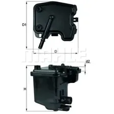 Топливный фильтр Mahle Knecht KL431D