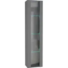 Шкаф-витрина НК-Мебель Point тип-41 71775205 (серый графит)