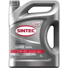 Моторное масло Sintec Luxe 5000 5W40 / 600237 (4л)
