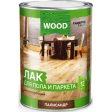 Лак Farbitex Profi Wood для пола и паркета высокопрочный 0.8 л (белый)