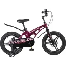 Детский велосипед Maxiscoo Cosmic 16 2026 / MSC-C1656D (розовый глянцевый, разобранный, в коробке)