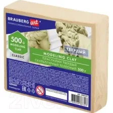 Пластилин скульптурный BRAUBERG Art Classic 106519 (телесный)