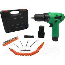 Дрель-шуруповерт Zitrek Green 12 Pro 063-4073 (с 2-мя АКБ, кейс, набор оснастки)