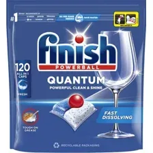 Таблетки для посудомоечной машины Finish Powerball Quantum All in 1 (120 шт)