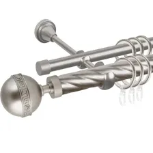 Карниз АС Форос Grace, D25К/16Г, Сатин, Таврика, составной, 2.8 м
