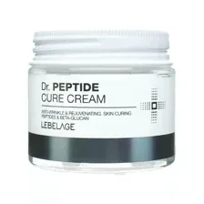 Антивозрастной крем для лица с пептидами LEBELAGE Dr. PEPTIDE CURE CREAM, 70мл