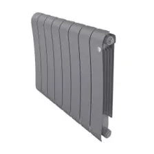 Радиатор биметаллический Royal Thermo Infinity 500 Silver Satin 8 секций