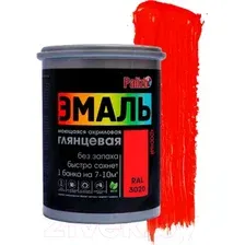 Эмаль Palizh Глянцевая (1кг, красный)