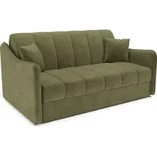 Диван Мебель-АРС Давос ППУ 120x200 см M2-108-47 (Cabrio 29 зеленый)