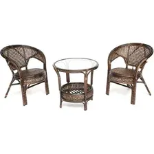 Комплект Tetchair Pelangi (2 кресла), грецкий орех
