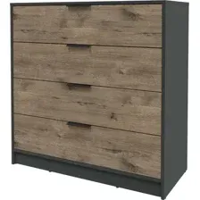 Комод Интерлиния Концепт КТ-К100 (дуб веллингтон/антрацит)