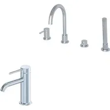 Комплект смесителей Oliveeka OL-669017+88139017-CR (хром)