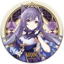 Значок miHoYo Liyue Harbour Character Can Badge Keqing GEN104