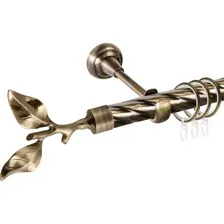 Карниз АС Форос Grace, D25К, Антик, Лист розы, составной, 2.8 м