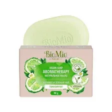 Мыло натуральное BIOMIO Bio-Soap Aromatherapy Зеленый чай и эфирное масло Бергамота, 90г