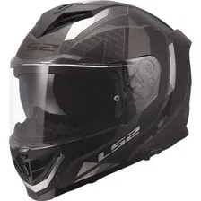 Мотошлем LS2 FF818 Storm III Sporty (L, черный/серый)