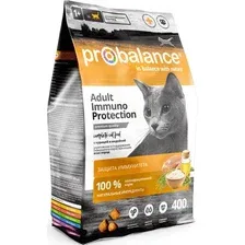 Сухой корм для кошек Probalance Immuno Protection Корм сухой для кошек с курицей и индейкой 400 г