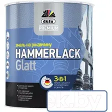 Эмаль Dufa Hammerlack на ржавчину гладкая RAL9010 (2л, белый)