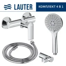 Смеситель Lauter Reef 21СК9678C с лейкой Relexa Daisy 21S10167