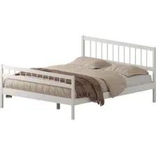 Кровать Домаклево Лето 180x190+В4+Н4 (белый)