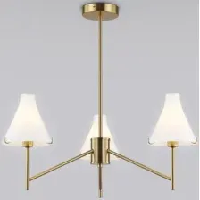 Люстра Ambrella LH57131/3 BS/FR (латунь/белый матовый)