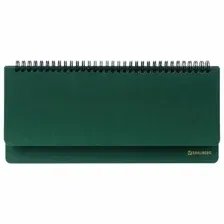 Ежедневник BRAUBERG недатированный настольный Select 111695 (зеленый)