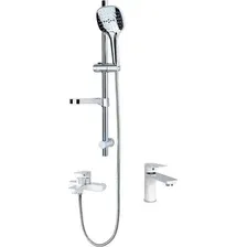 Смеситель Grocenberg GB1009 (белый хром)