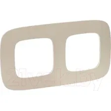 Рамка для выключателей и розеток Legrand Valena Allure 754382 (тиснение, бежевый)
