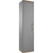 Шкаф-пенал Modula Карпин INV01HS-1D-502/425/2014(05) (дуб натюрель/серый)