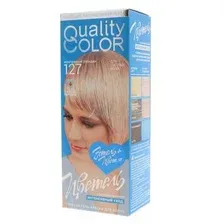 Стойкая гель-краска для волос ESTEL Quality Color Цветель, тон 127 жемчужный блондин