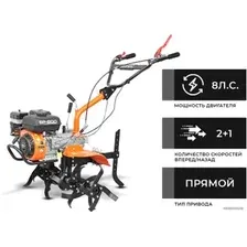Мотокультиватор бензиновый Skiper SP-800 (колеса 4.00-10)