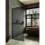 Душевая стенка MaybahGlass 119x195 MGD-718-6у (графитовое матовое стекло/черный)