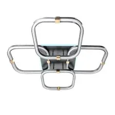 Припотолочная люстра Aitin Pro D18294/4A (серебристый/золотой хром RGB)