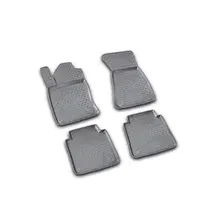 Комплект резиновых автомобильных ковриков в салон AUDI A-8 Long 02/2002-2009, 4 шт. (полиуретан) ELEMENT/NOVLINE NLC0413210K