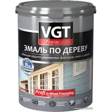 Эмаль VGT ВД-АК-1179 по дереву Профи (ванильная, 1 кг)