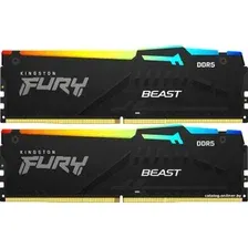 Оперативная память Kingston FURY Beast RGB 2x16ГБ DDR5 6800МГц KF568C34BBEAK2-32