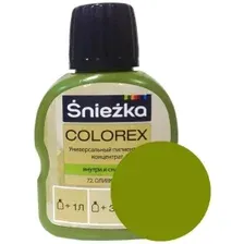 Колеровочный пигмент SNIEZKA Colorex №72 оливковый, 100 мл